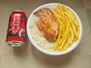 imagem do produto Frango Grelhado & Fritas + lata Coca Zero + R$ 14,99 leve outra marmitex