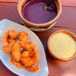 imagem do produto CAMARÃO ROSA EMPANADO COM AÇAÍ
