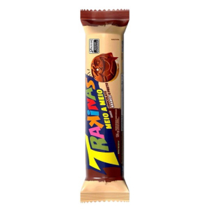 imagem do produto BOLACHA TRAKINAS MEIO A MEIO CHOC BRANCO
