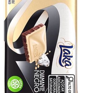 imagem do produto BARRA CHOCOLATE LACTA DIAMANTE NEGRO MEIO A MEIO