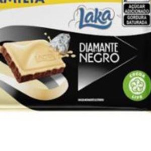 imagem do produto BARRA CHOCOLATE LACTA DIAMANTE NEGRO MEIO A MEIO