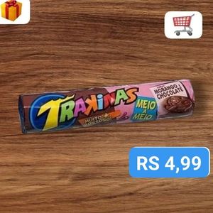 imagem do produto Trakinas sabor meio a meio 