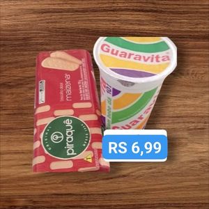 imagem do produto Biscoito de Maizena Piraquê+1copo de Guaravita 