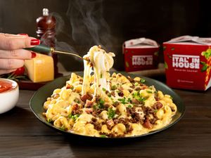 imagem do produto Macarrão Cheddar com Carne e Bacon