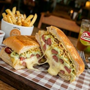 imagem do produto X hot dog duplo (pão de lanche)