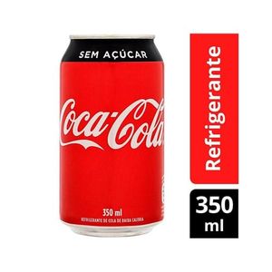 imagem do produto  Coca Cola zero lata 350ml