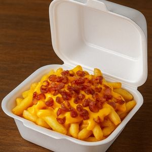 imagem do produto Batata Frita com Cheddar e Bacon M*imagem ilustrativa*
