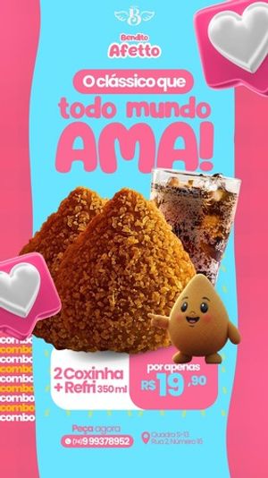 imagem do produto Combo - Coxinha em dose dupla 