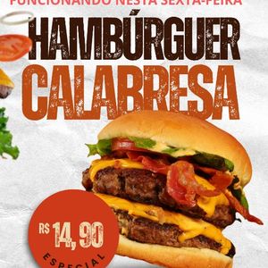 imagem do produto Hambúrguer com calabresa e molho Billy Jack 