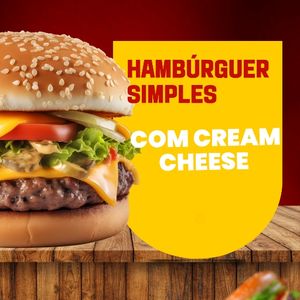 imagem do produto  Hambúrguer salada c/ cream cheese 