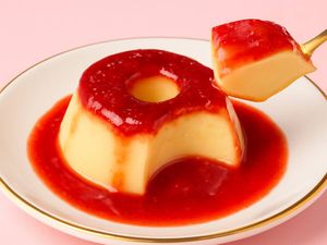 imagem do produto Pudim Gourmet Leite Ninho com Geleia de Morango (120g)