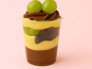 imagem do produto Copo da Felicidade Brownie c/ Ninho Cremoso e Uvas Verdes (300g)