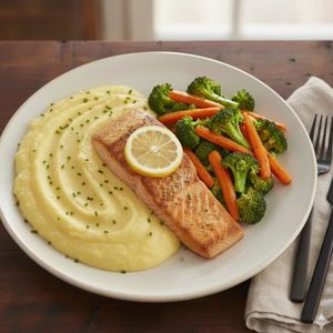 imagem do produto Salmão grelhado com legumes 