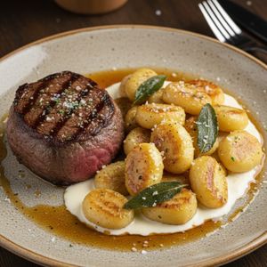 imagem do produto Baby bife com Nhoque de batata