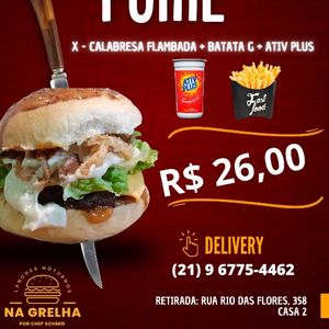 imagem do produto TRIO CLASSICO CALABRESA FLAMBADA 