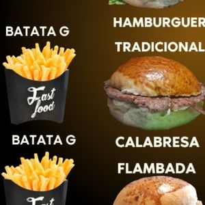 imagem do produto Promoção 06 -- HAMBURGUER TRADICIONAL + FRITAS G + COCA COLA LATA 350ML