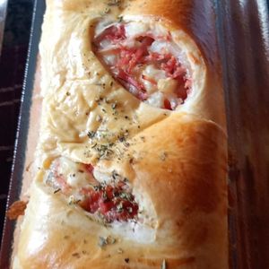 imagem do produto Pão caseiro recheado pizza 