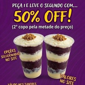 imagem do produto "💜 Compre 1, o 2º sai com 50% OFF!