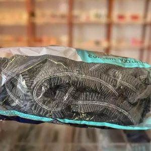 imagem do produto Touca preta descartável 100und