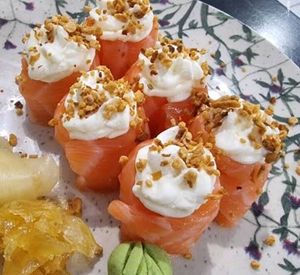 imagem do produto Joe garlic salmão 8 unidades