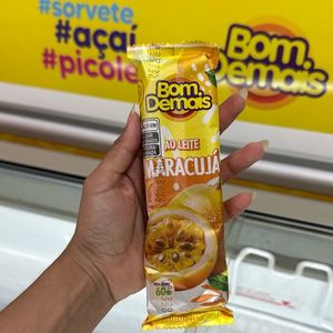 imagem do produto Picolé ao leite - maracujá