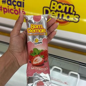 imagem do produto Picolé da fruta - morango 