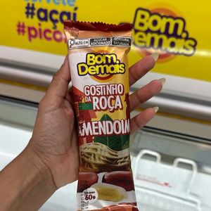 imagem do produto Picolé ao leite - amendoim