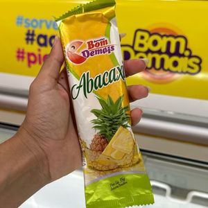 imagem do produto Picolé ao leite - abacaxi