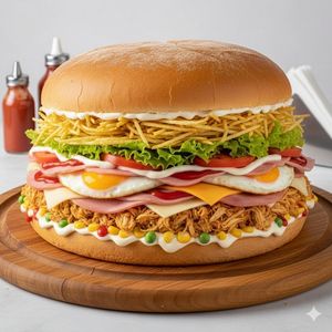 imagem do produto X calota frango com catupiry ( Serve ate 7 pessoas)