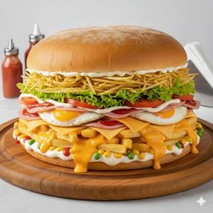 imagem do produto X Calota Cheddar Com Fritas( Serve ate 7 pessoas)