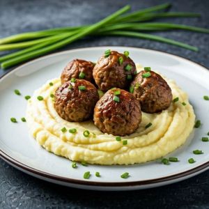 imagem do produto Almôndegas ao molho com purê