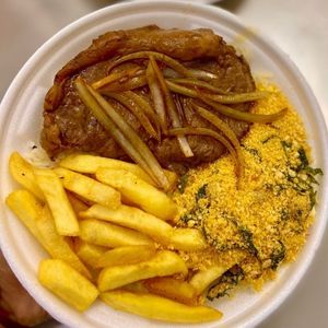 imagem do produto Bife acebolado com fritas 