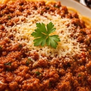 imagem do produto Macarrão à bolonhesa completo