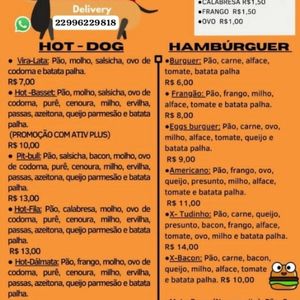 imagem do produto Cardápio 