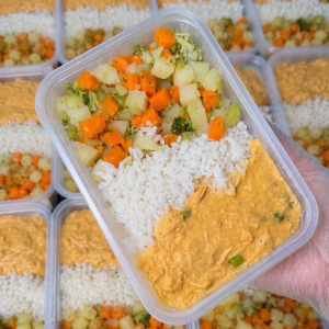 imagem do produto Frango cremoso Fit + salada cozida + arroz