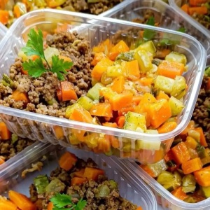imagem do produto Carne moída com legumes + arroz