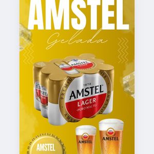imagem do produto Amstel latão 473ml