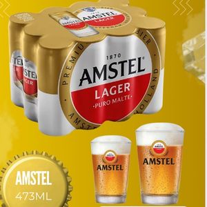 imagem do produto Amstel latão 473ml