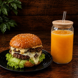 imagem do produto Combo Burguer Bovino Duplo 