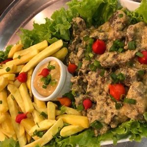 imagem do produto Filé Mignon ao molho gorgonzola com fritas 