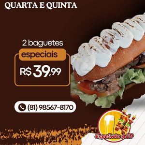 imagem do produto 2 baguetes especiais