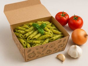 imagem do produto Macarrão penne ao molho Pesto aprox:650g