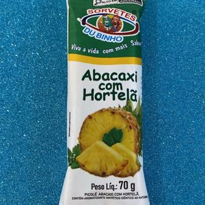 imagem do produto PICOLÉ DE ABACAXI/HORTELÃ 