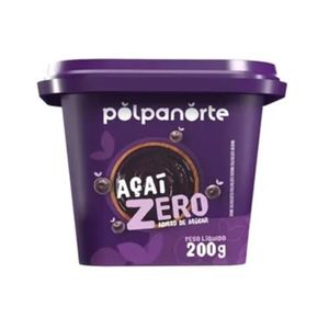 imagem do produto Açaí Zero Adição de Açúcar Polpa Norte 200g