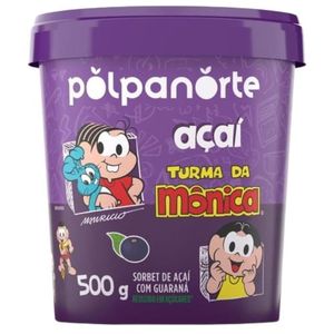 imagem do produto Açaí Turma da Mônica Tradicional Polpa Norte 500g