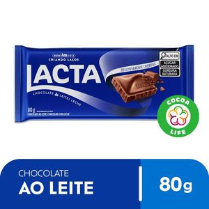 imagem do produto Chocolate Lacta Ao Leite 80g
