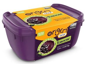 imagem do produto Açaí Tradicional Com Guaraná Congelado Origem Toda Hora 1,5l