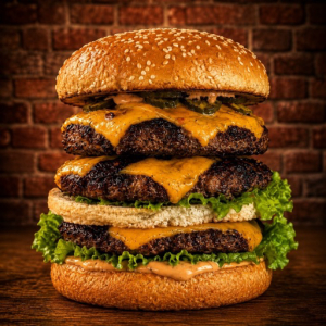 imagem do produto Lá Triplo Royale 👑 Nossa versão turbinada do clássico Big Mac