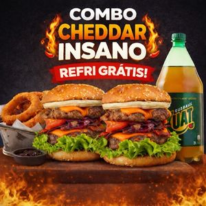 imagem do produto Combo Cheddar Insano – Ganha refri 2L grátis 2 duplo cheddar 2 onion