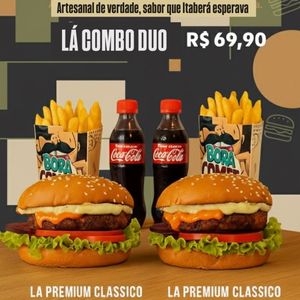 imagem do produto La Combo Duo / 2 Premium / 2 Batata/2mini coca